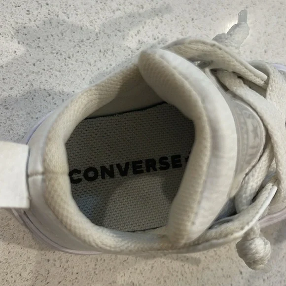 All Stars Converse White Baby Sneakers Size 2 - Picture 11 of 11
